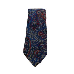 Norseman Men’s Tie Paisley Pattern Multicolored Casual Formal Retro Textured USA